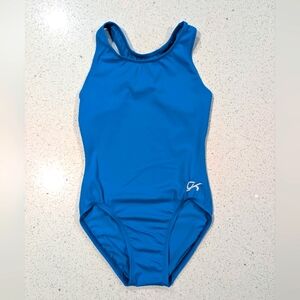 CUTE GK Elite Extra Small AXS Gymnastics Dance Leotard Teal ULTRA SOFT Razorback